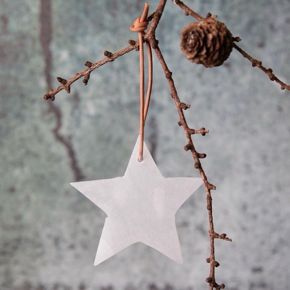New🌟Star Marble Ornament Decoration Holiday Christmas Terrain Anthropologie